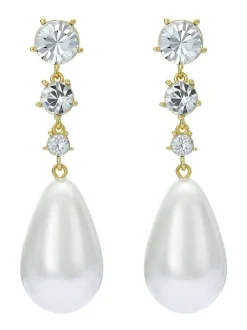 Ted Baker Pearsti : Pendants d'oreilles avec perles de cristal