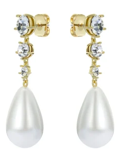Ted Baker Pearsti : Pendants d'oreilles avec perles de cristal