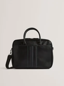 Ted Baker Sac à documents en PU à rayures Kenriik