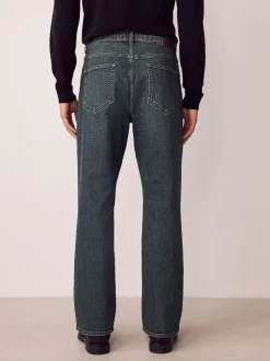 Teinte foncée - Bootcut - délavé vintage Denim Jeans