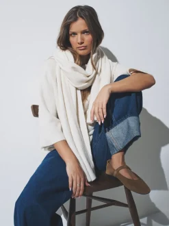 The Set lot de 2 Écharpes en maille fine