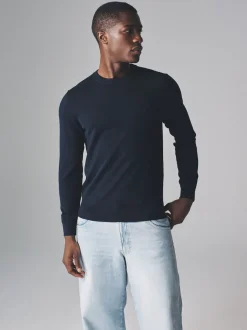 The Set lot de 4 pulls col rond en maille à manches longues