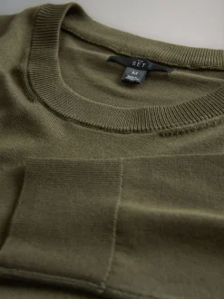 The Set lot de 4 pulls col rond en maille à manches longues