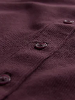 The Set lot de 3 t-shirts côtelés boutonnés à manches longues