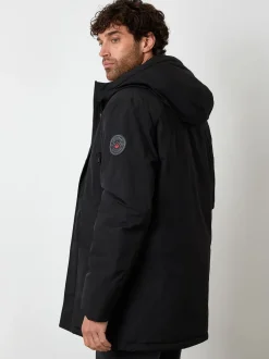 Threadbare Manteau utilitaire long à intérieur fictif