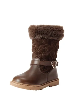 ToeZone Bottes d’hiver marron en fourrure Sara Fur fille