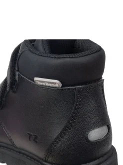 Toezone Felix Bottes noires à fermeture à bande anti-déchirure