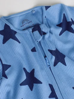 Étoile de marine - Lot de 3 dors-bien bébé à fermeture éclair bidirectionnelle (0-2ans)