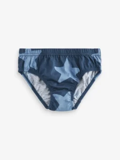 Étoiles et rayures bleues - Paquet de slips 10 (1.5-10ans)