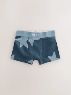Étoiles et rayures bleues - Lot de 10 boxers (1.5-16ans)
