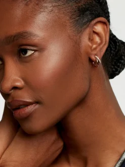 Ton d'or de rose - Ted Baker HELIAS : Boucles d’oreilles en cristal multicolore