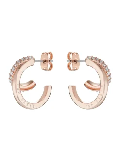Ton d'or de rose - Ted Baker HELIAS : Boucles d’oreilles en cristal multicolore