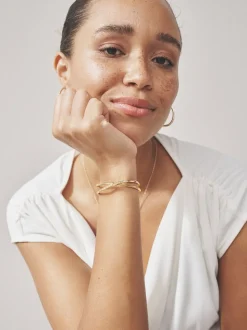 Tonalité d'or - Manchette scintillante