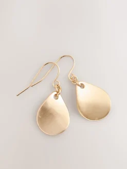 Tonalité d'or - Pendants d'oreilles pétales