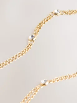 Tonalité d'or - Pendants d'oreilles scintillants