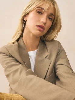 Tonalité d'or - Pendants d'oreilles cercle