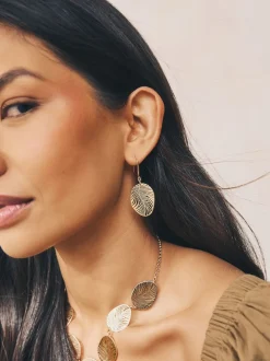 Tonalité d'or - Pendants d'oreilles en filigrane