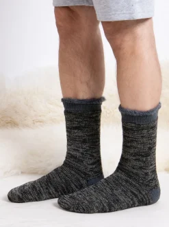 Totes Chaussettes thermiques brossées pour hommes 2 Lot