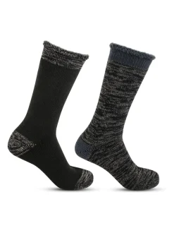 Totes Chaussettes thermiques brossées pour hommes 2 Lot