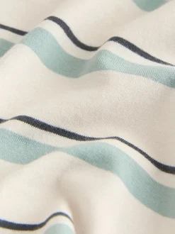 Train bleu/écru - T-shirt Rayure Manches courtes (3mois-7ans) (3mois-7ans)