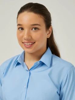 Trutex Bleu Regular Fit Manches courtes  2 Pack School Shirts