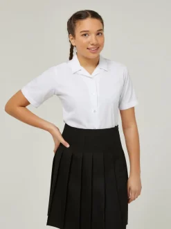 Trutex Lot de 2 chemises blanches à manches courtes coupe classique