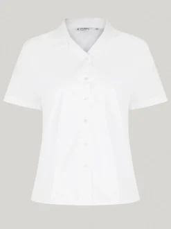 Trutex Lot de 2 chemises blanches à manches courtes coupe classique