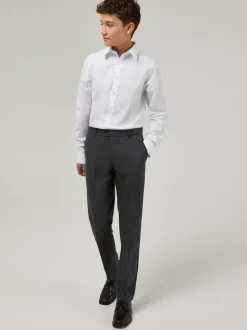 Trutex Lot de 3 chemises blanches à manches longues