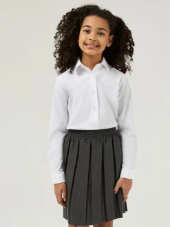 Trutex Lot de 3 chemises blanches à manches longues