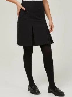 Trutex Noir 16" Jupe d'école à double plis (10-16 ans)
