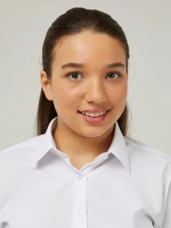 Trutex White Regular Fit Manches courtes  2 Pack School Shirts