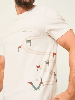 T-shirt de ski FatFace Slalom