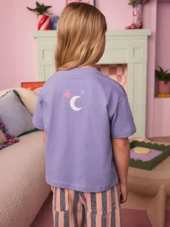 T-shirt Eleanor Bowmer Blue Moon Child 100% coton
