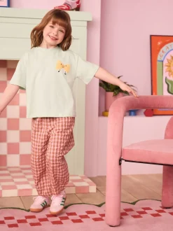 T-shirt Eleanor Bowmer Kids Green Pasta 100% coton