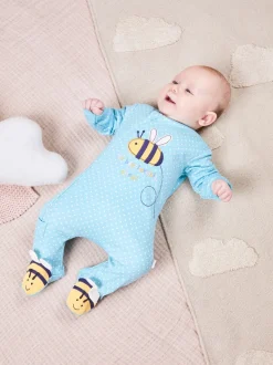 Œuf de canard Abeille - Dors-bien JoJo Maman Bébé zippé à motif appliqué