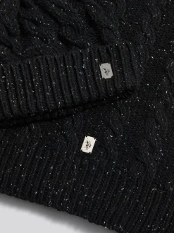 U.S. Polo Assn Ensemble bonnet et écharpe en maille torsadée