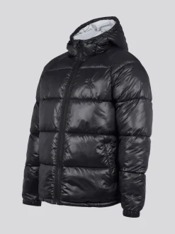 U.S. Polo Assn. Veste matelassée épaisse brillante pour homme