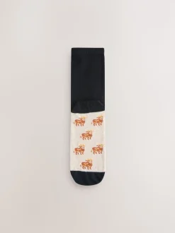 Vache Hamish Highland - Semelle intérieure Ankle Socks 5 Pack