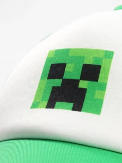 Vanilla Underground Casquette Minecraft Boys Green Creeper Snapback Curve
