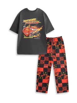 Vanilla Underground Disney Cars Lightning McQueen Ensemble Pyjamas Long à Manches Courtes