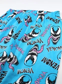 Vanilla Underground Ensemble pyjama Marvel Venom noir à manches courtes 100% coton pour homme