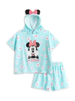 Vanilla Underground Filles Disney Minnie Mouse Towelling Cotton Co-ord Coverup 2 pièces