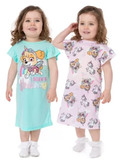 Vanilla Underground Filles Multi Paw Patrol Nighties 2 Pack