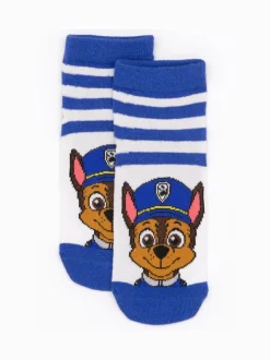 Vanilla Underground Paw Patrol Multicoloured Boys Multi-Character Face Graphic Calf Socks Set of 5