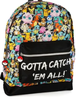 Vanilla Underground Pokemon Pokemon unisexe enfant Multi Character imprimé et Gotta Catch Em All sac à dos
