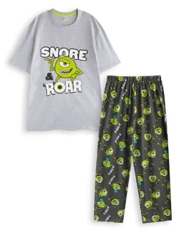 Vanilla Underground Pyjama homme Disney Monsters Inc multicolore à manches courtes en 100% coton