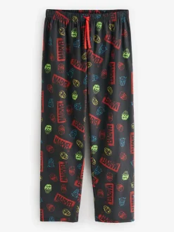 Vanilla Underground pyjama long Marvel Avengers 100% coton à manches courtes