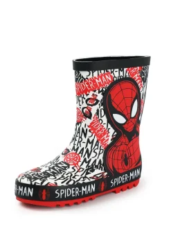 Vanilla Underground Spiderman Garçons Wellies with Handles