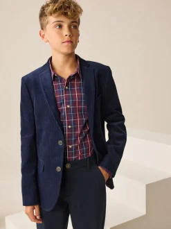 Velours côtelé bleu marine - Blazer (3-16ans)