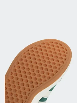 Vert - Baskets adidas Grand Court 00s en daim à lacets élastiques pour enfant